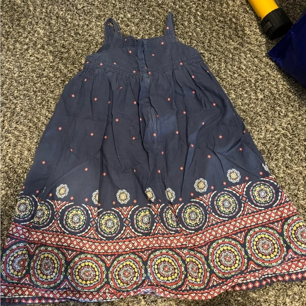 GAP Kids Small Dress with Blue and Red Patterns